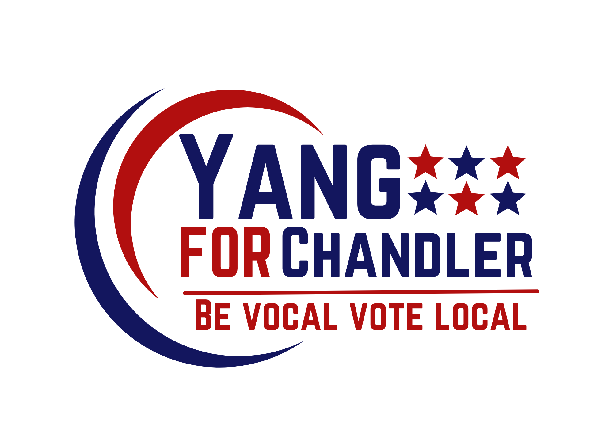 Joseph Yang For Chandler OFFICIAL Logo - Be Vocal, Vote Local